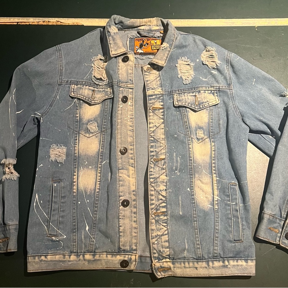 Distressed Blue Denim Jacket
